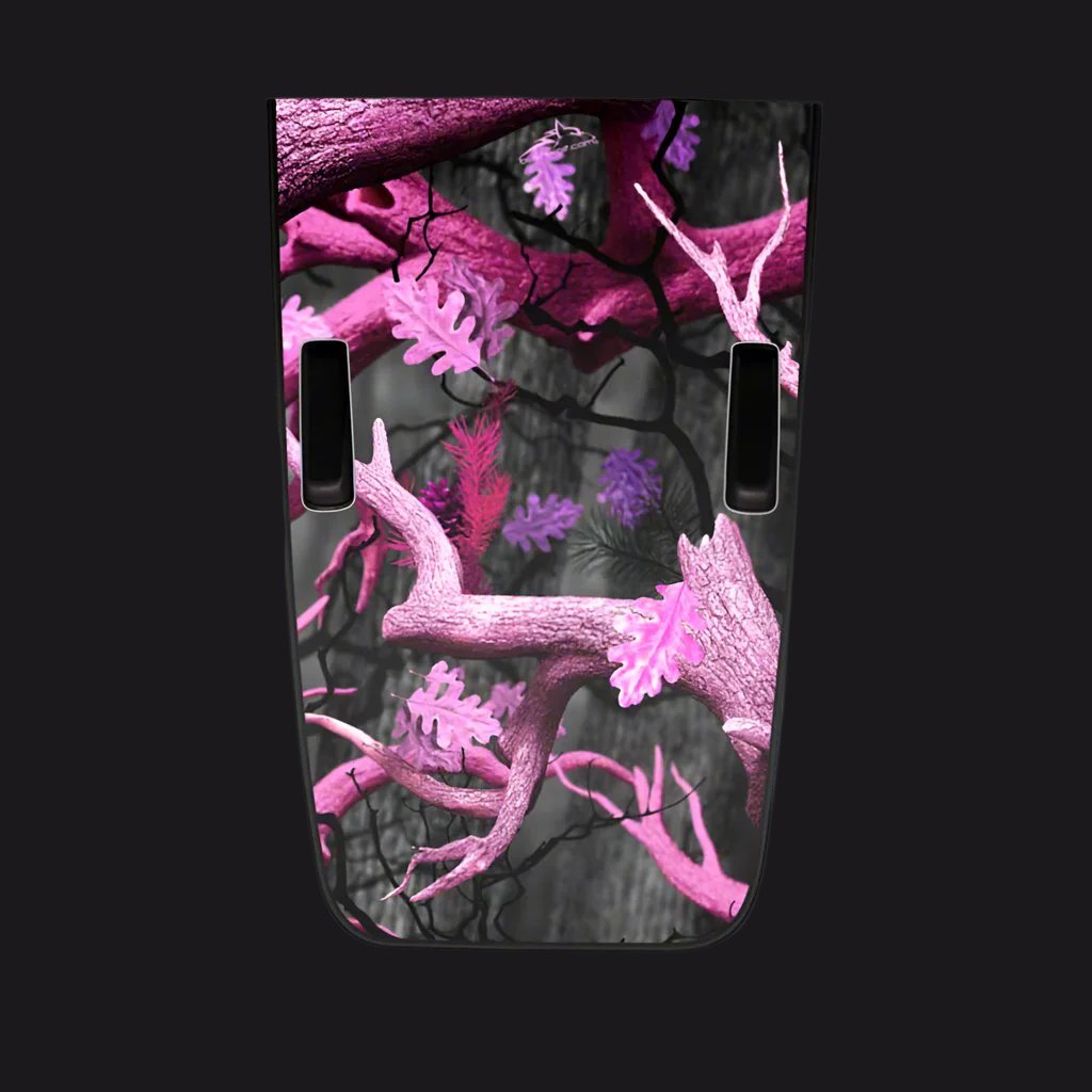 Jeep JL Wrangler Hood Decal Fits 2018-2025 Pink Obliteration Camo