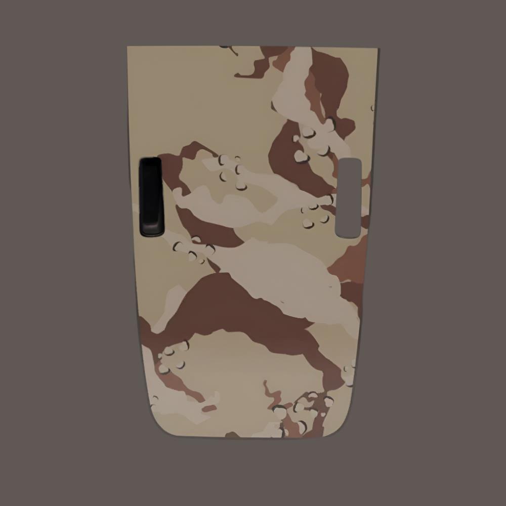 Jeep JL Wrangler Hood Decal Fits 2018-2025 Desert Camo