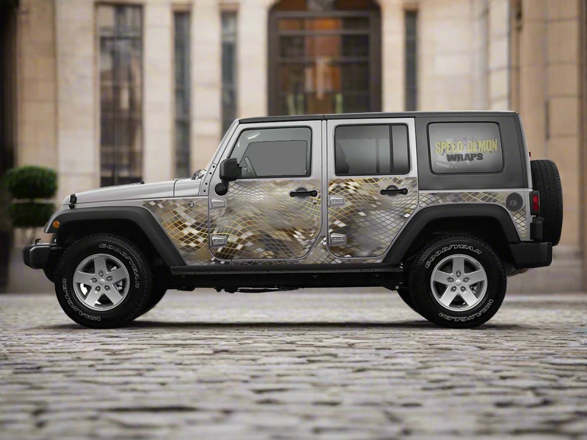  Jeep Wrangler Wrap Asper Camouflage 