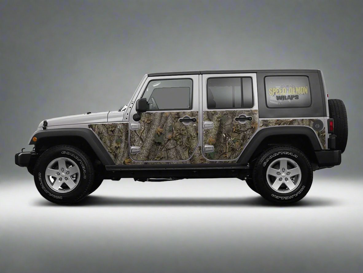  Jeep Wrangler Wrap Forest Camouflage 