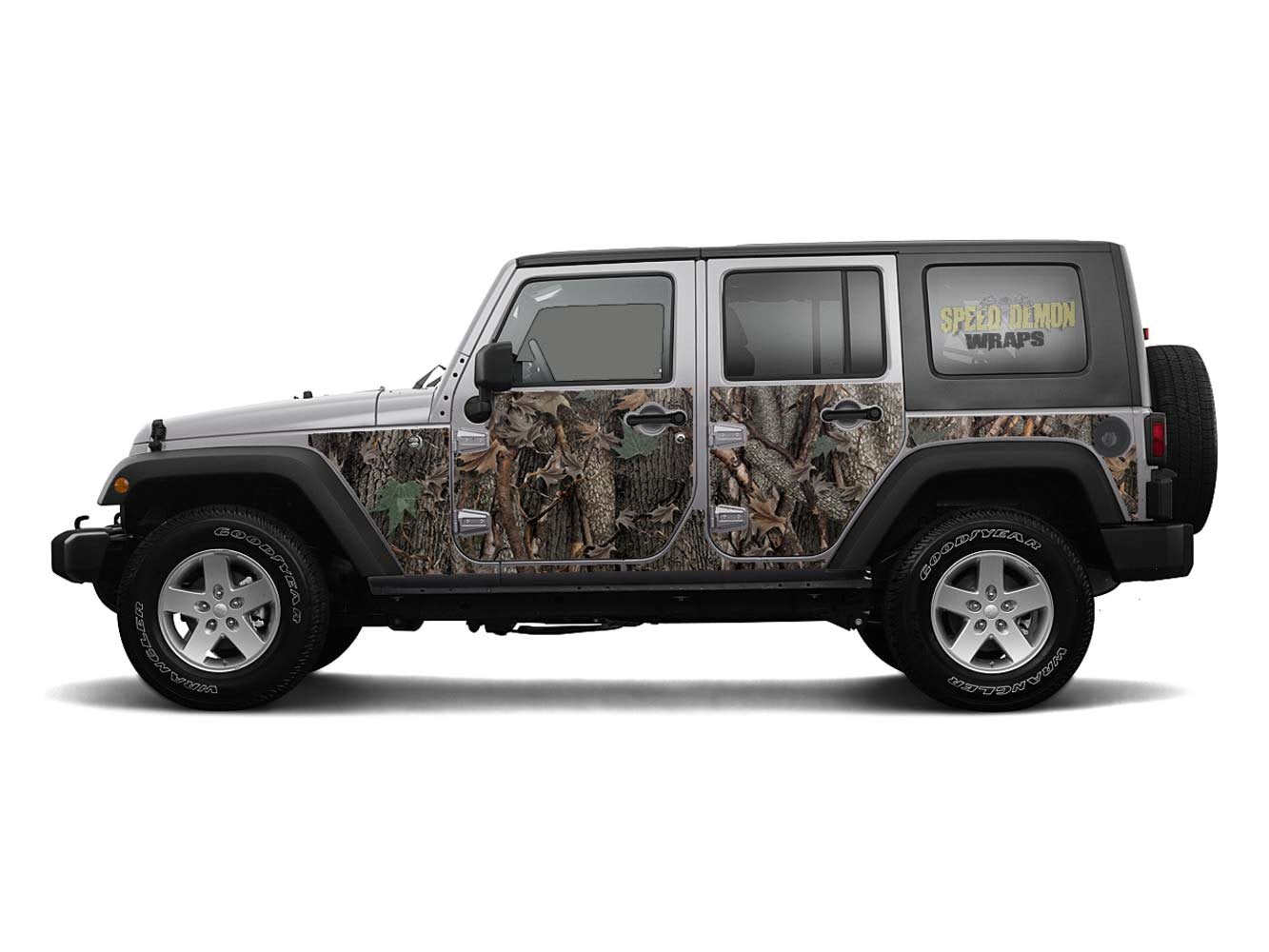 Jeep Wrangler Wrap Oak Ambush Camo 