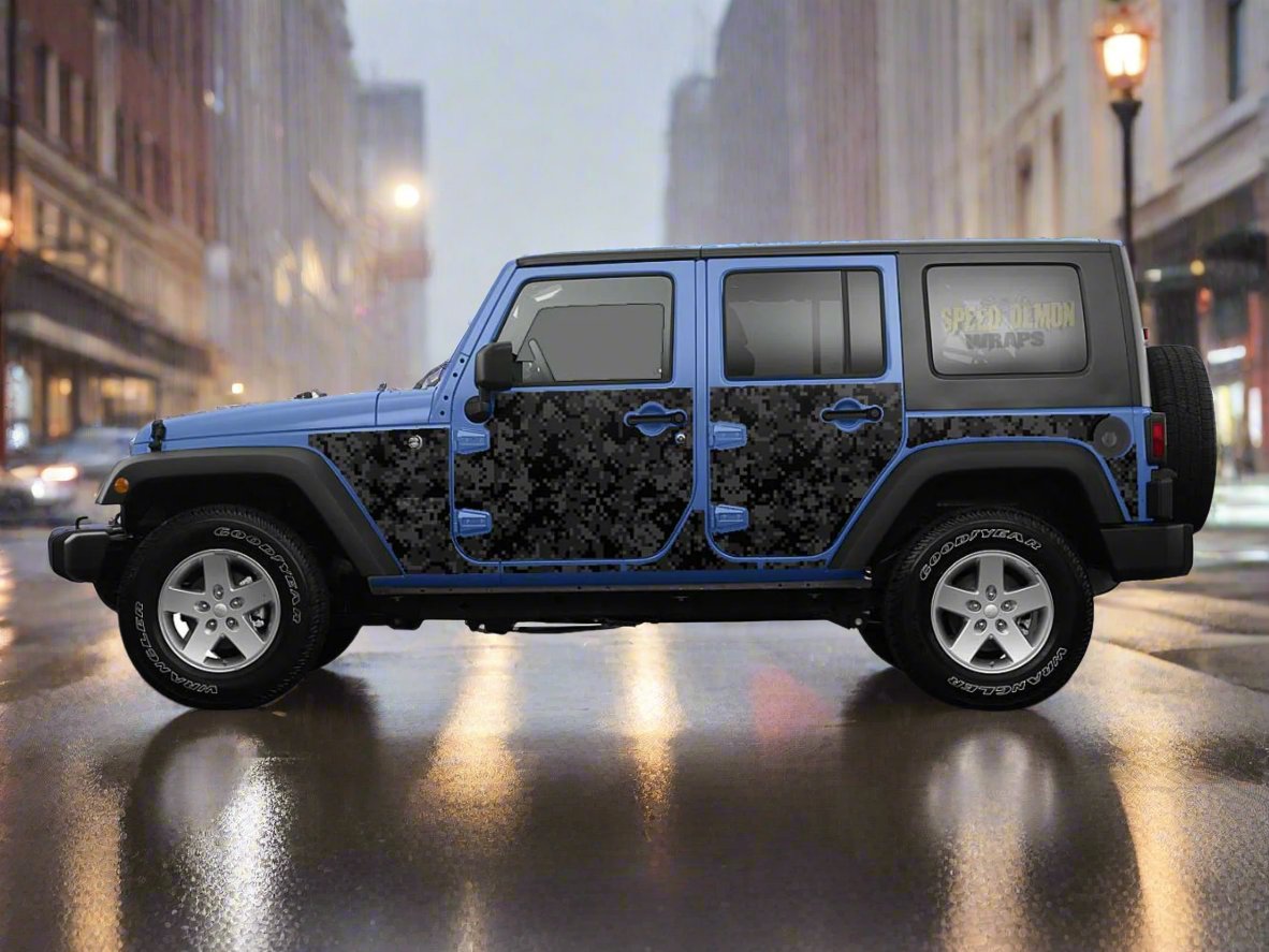 Jeep Wrangler Wrap Digital Camouflage JK